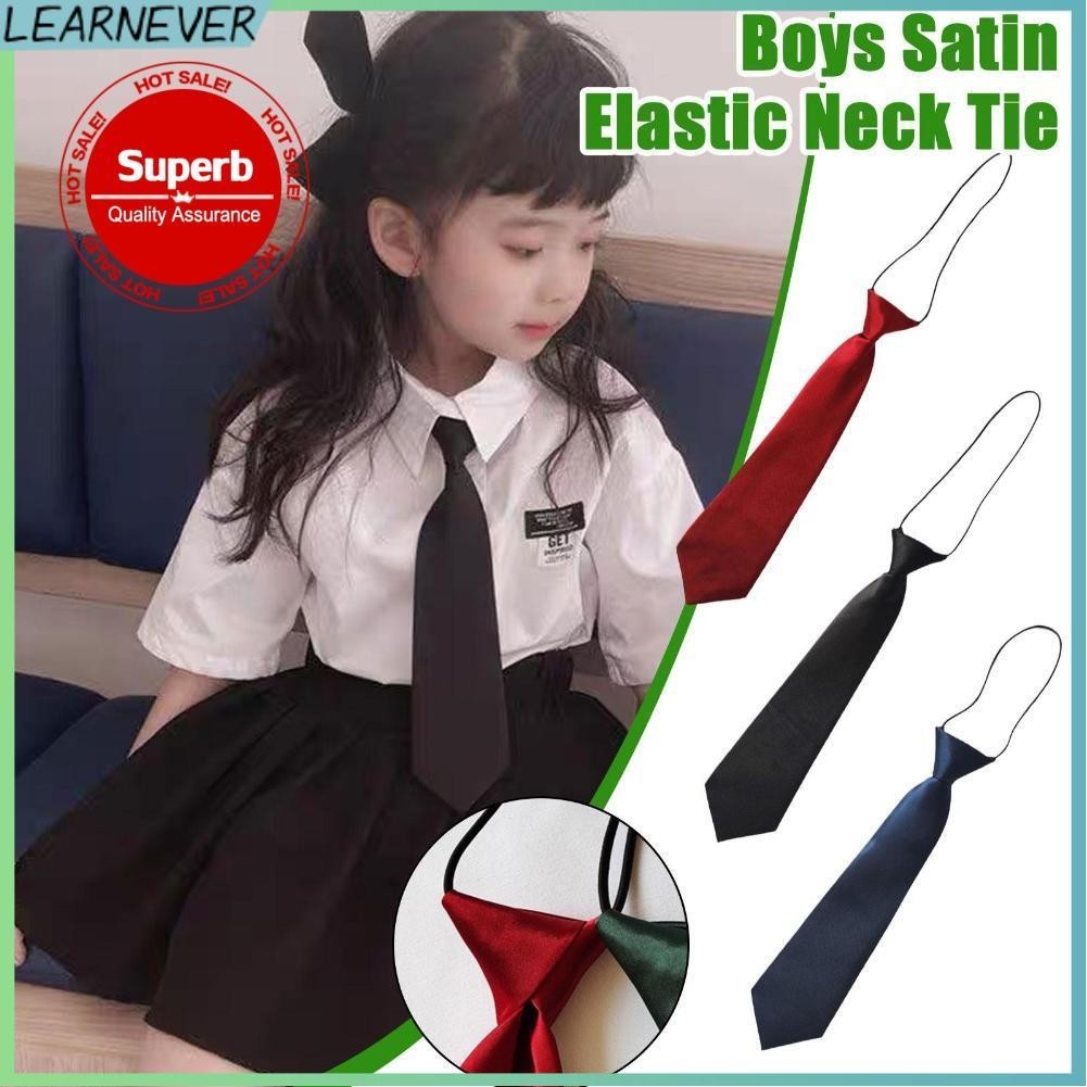 LEARNEVER Cà Vạt Đồng Phục Nhỏ Nhắn Dễ Thương Dành Cho Bé Trai Và Bé Gái O5R7