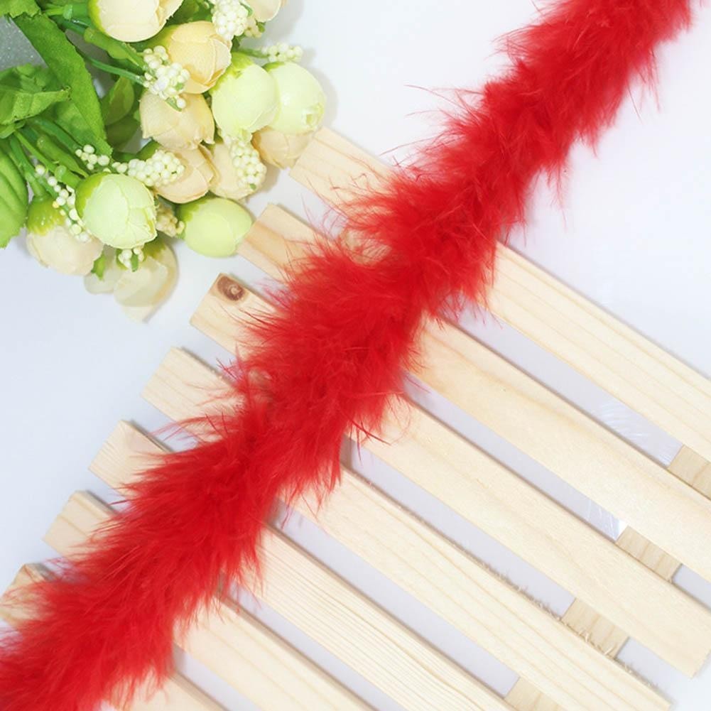 LEARNEVER Dây lông vũ dài 2m dùng trang trí tiệc phong cách UK dài 2m