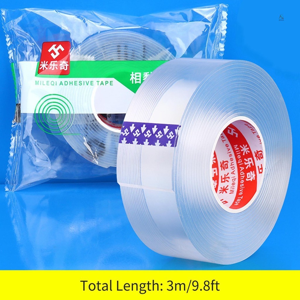 Nano Tape Heavy Duty Double Sided Mounting Adhesive Tape Washable Removable Tapes for Indoor