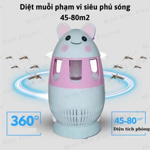 Đèn Bắt Muỗi Côn Trùng Thông Minh Thu Hút Diệt Côn Trùng Hiệu Quả An Toàn LED, đèn chống muỗi, den diet muoi Cao Cấp