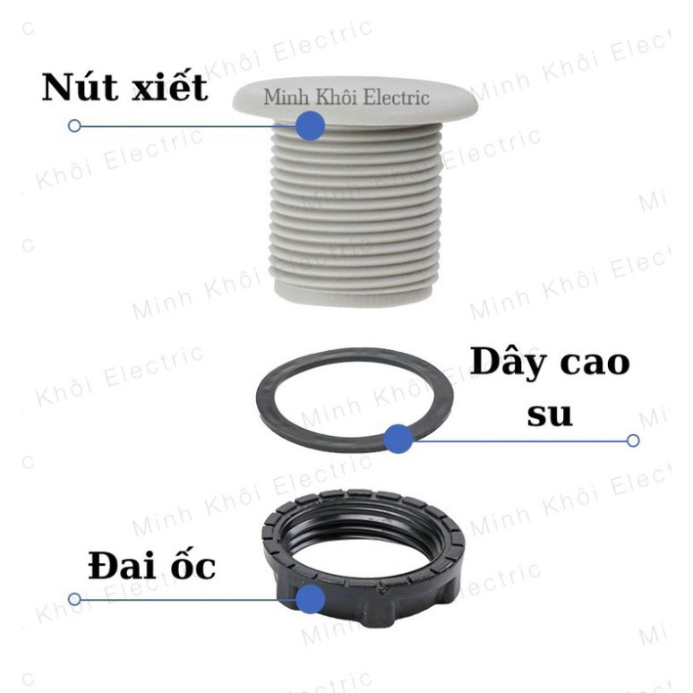 Nút Bịt Tủ Điện, nắp bịt lỗ khoét tủ điện, nút che lỗ phi 22,25/30,32 Cao Cấp