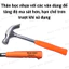 Búa đóng đinh Asaki, búa nhổ đinh đa năng AK-0373 Cao Cấp
