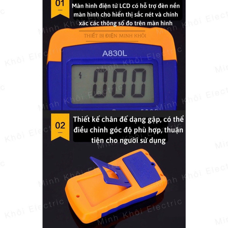 Đồng hồ vạn năng kỹ thuật số Digitel Multimeter A830L, đồng hồ điện tử,máy đo vạn năng, đo điện,đồng hồ đa năng,đồng hồ