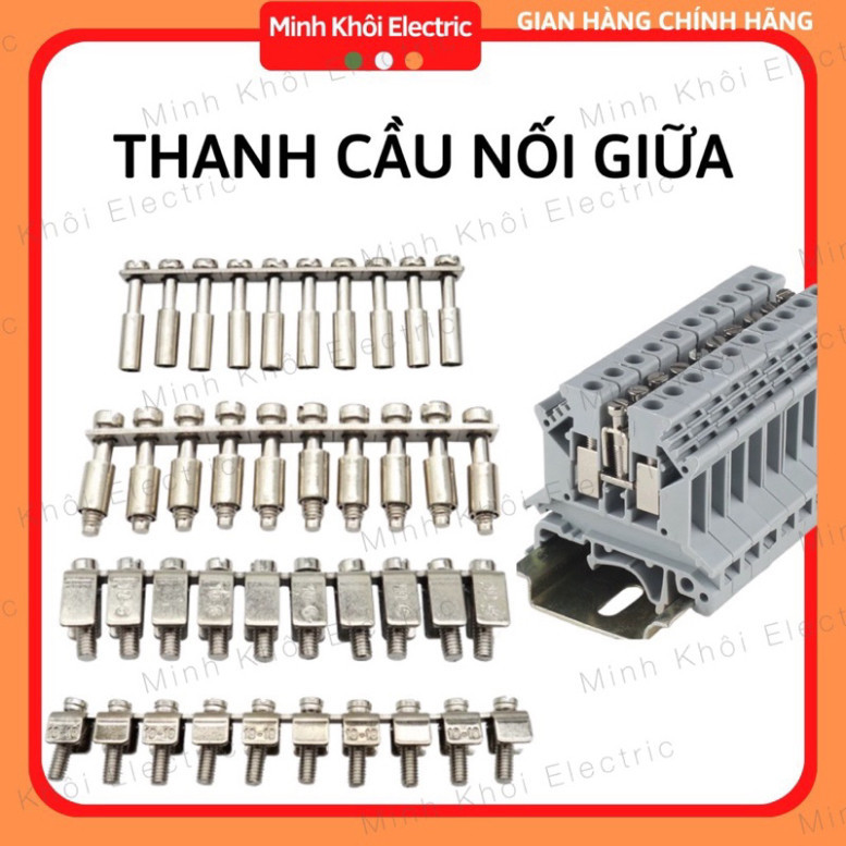 Thanh Cầu Nối Giữa FBI,thanh nối cầu đấu dây, cầu đấu terminal vặn vít, thanh lược jfb Cao Cấp