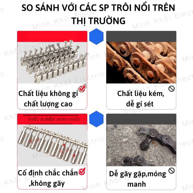 Thanh Cầu Nối Giữa FBI,thanh nối cầu đấu dây, cầu đấu terminal vặn vít, thanh lược jfb Cao Cấp