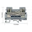 Cầu đấu mạch dòng URTK/S,cầu đấu dây urtk, cầu đấu uk, terminal urtks. domino urtk-s,hàng kẹp nối dây điện,hàng kẹp mạch