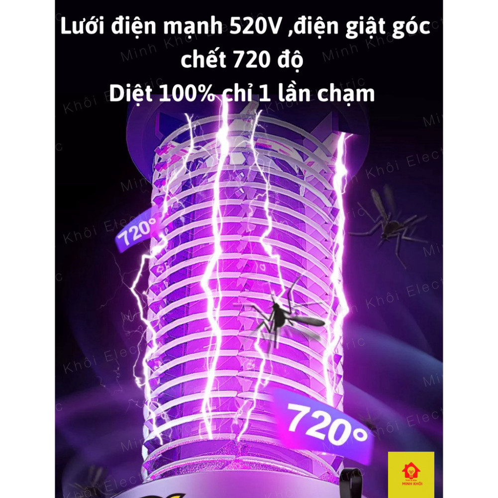 Đèn Bắt Muỗi Côn Trùng Thông Minh Điện Quang - Máy Bắt Muỗi Thông Minh Chuồn Chuồn Thế Hệ Mới Cao Cấp
