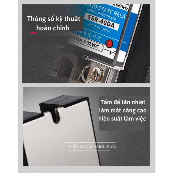 Rơ le bán dẫn Arthur JGX-40A,JGX-100A, relay bán dẫn, relay rắn, solid state Cao Cấp