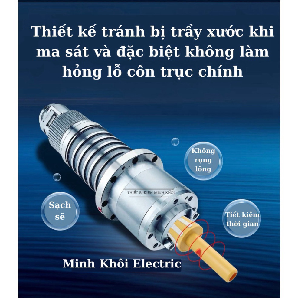 Dụng Cụ Vệ Sinh Côn Trục Chính, cán vệ sinh lỗ côn trục chính, con quay bt30, bt40,bt50 Cao Cấp