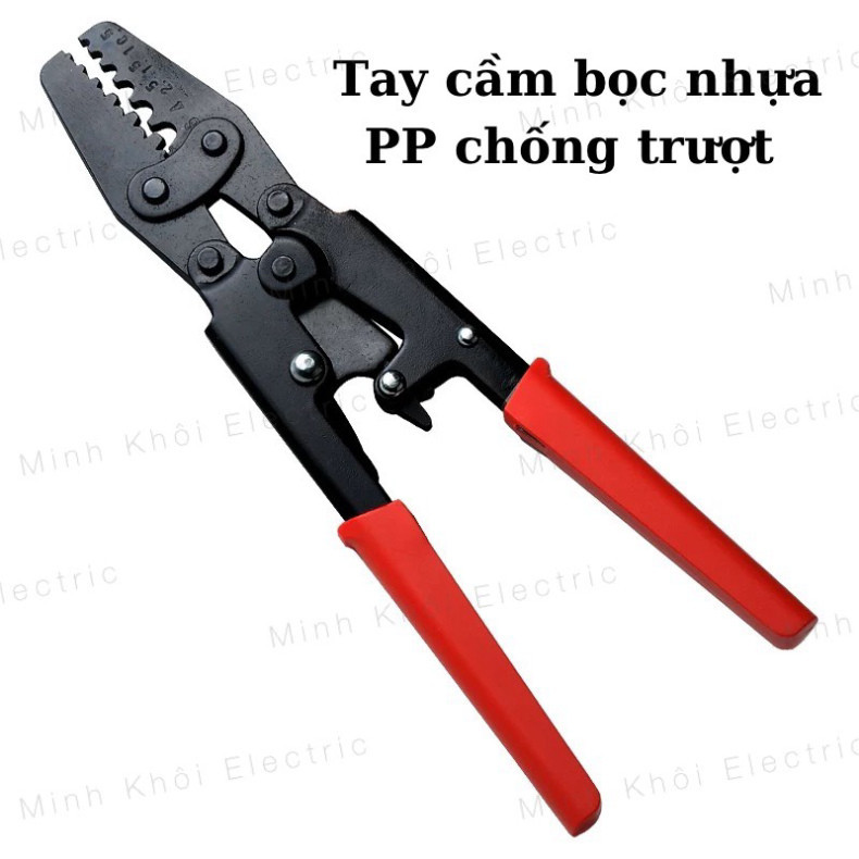 Kìm Bấm Cos Thuỷ Lực cho dây 0,5-6mm, kìm ép cos thuỷ lực, kềm bấm cốt thuỷ lực TOPWIN HD-6L Cao Cấp