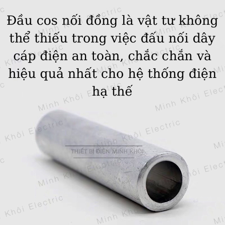Ống Nối Đồng, Ống đồng nối dây, đầu cos dây điện Cao Cấp