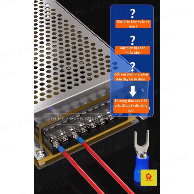 Cos y bọc nhựa túi 100c,đầu cos chữ y,đầu cốt dây điện,đầu cos chữ u,cos chẻ,cốt chỉa,cốt càng cua,cốt y bọc, cos chĩa C