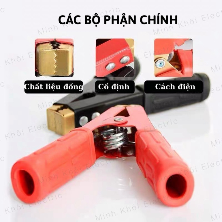 Kẹp ắc quy, kẹp cá sấu kiểm tra ắc qui ô tô, xe điện, kẹp đầu dò ắc quy, kẹp cá xấu, kẹp acquy, kẹp bình ắc quy Cao Cấp