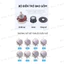 Biến Trở Xoay Chiết áp kèm núm 2W WTH(118) các loại, triết áp,biến trở volume Cao Cấp