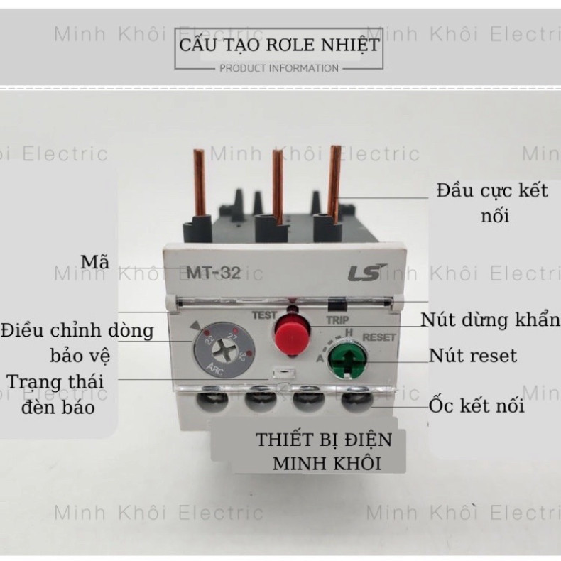 Rơ le nhiệt LS ,relay nhiệt MT-32, rơ le nhiệt cho khởi động từ, contactor Cao Cấp