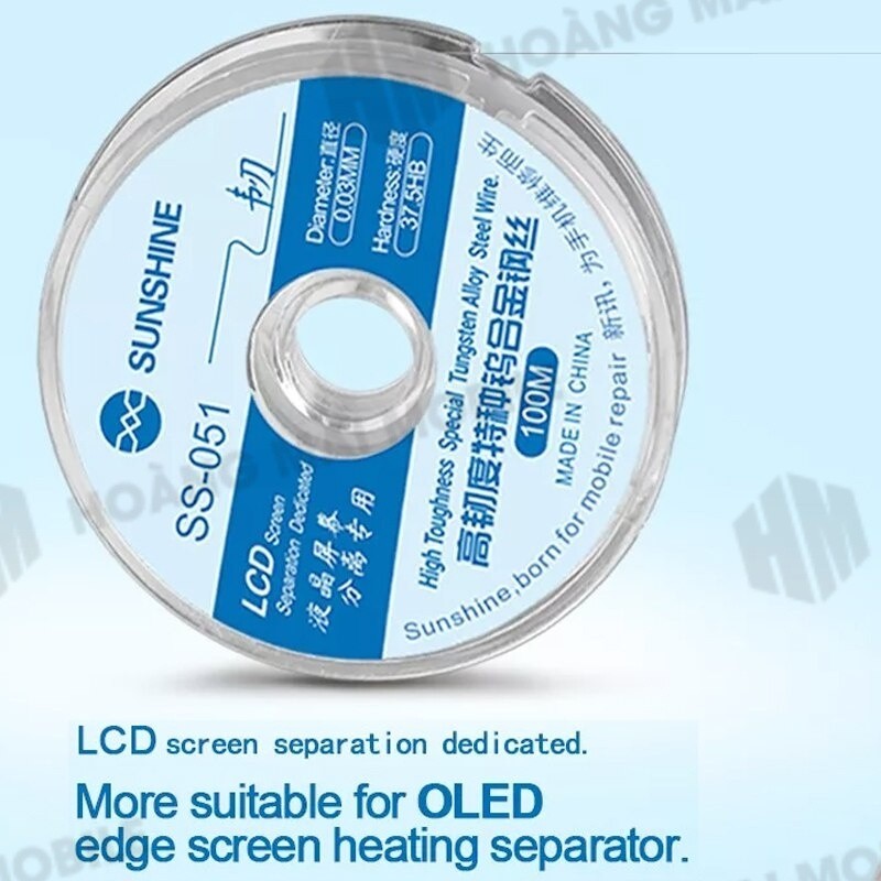 Dây cắt kính SUNSHINE SS-051 dài 100m, đường kính lõi 0.03mm (10 cuộn)