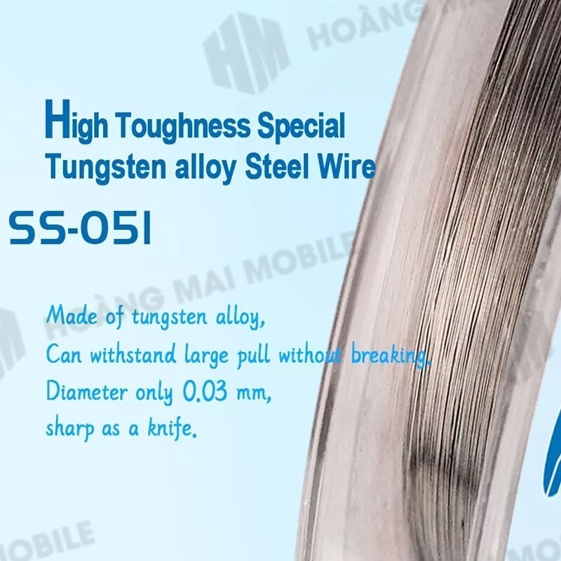 Dây cắt kính SUNSHINE SS-051 dài 100m, đường kính lõi 0.03mm (10 cuộn)