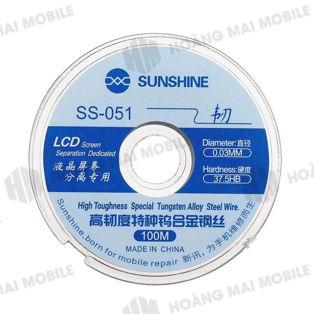 Dây cắt kính SUNSHINE SS-051 dài 100m, đường kính lõi 0.03mm (10 cuộn)