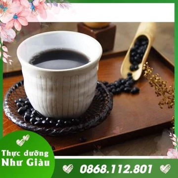 Trà Đậu Đen Xanh Lòng Rang cùi (500gr) - Đậu Đen Rang Theo PP Thực Dưỡng Âm Dương