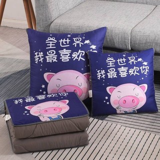 Chăn gối văn phòng 2 trong 1 tiện lợi Chăn gối cho mùa hè ngủ trưa tiện ích