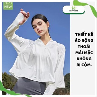 Áo chống nắng nữ, áo khoác có mũ, áo khoác chống tia UV thấm hút mồ hôi UPF50 + thời trang cho nữ