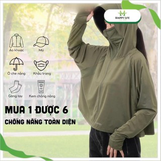 Áo chống nắng nữ, áo khoác có mũ, áo khoác chống tia UV thấm hút mồ hôi UPF50 + thời trang cho nữ