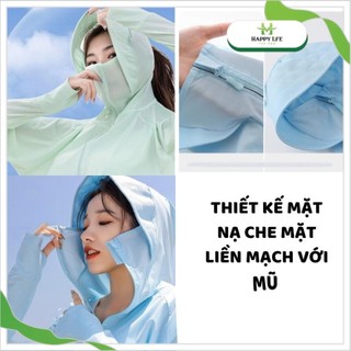 Áo chống nắng nữ, áo khoác có mũ, áo khoác chống tia UV thấm hút mồ hôi UPF50 + thời trang cho nữ