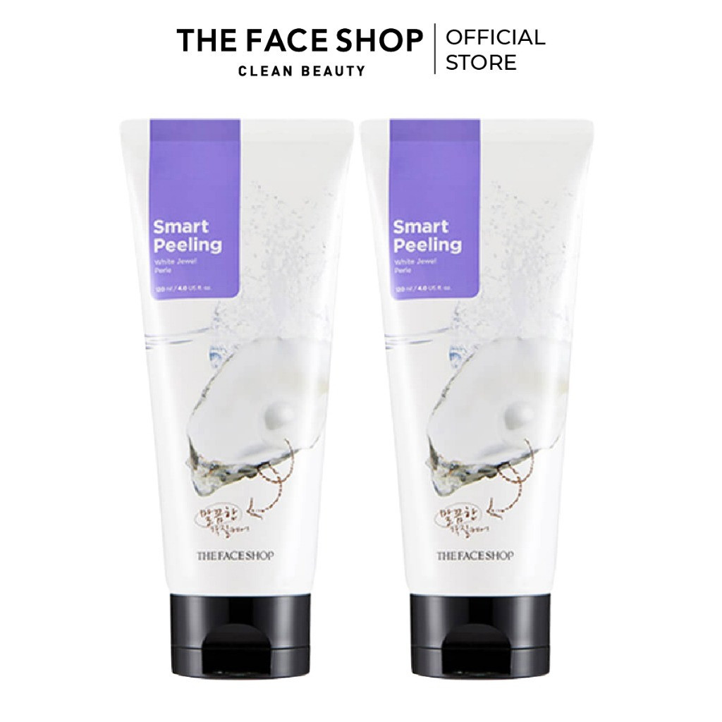 Ảnh Combo 2 Mặt Nạ Kỳ THE FACE SHOP Smart Peeling White Jewel 120ml 1