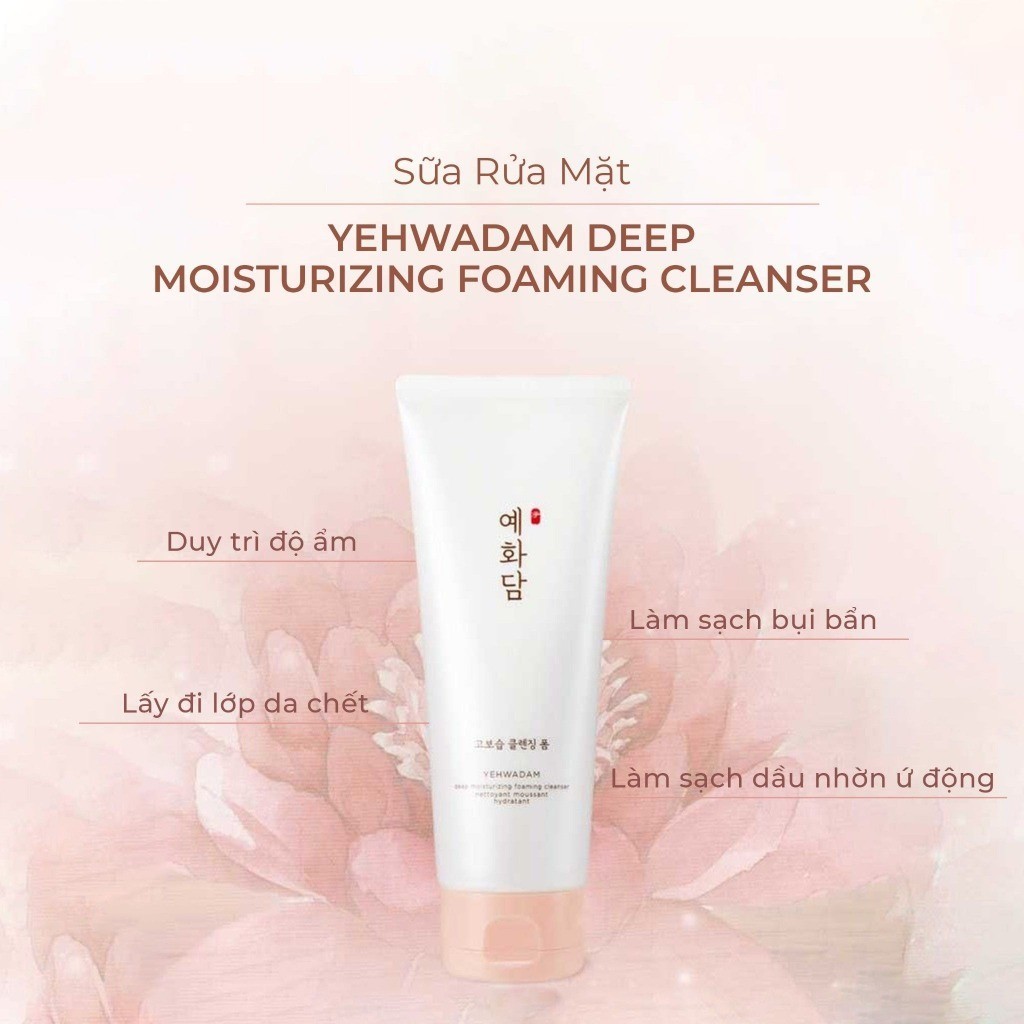Ảnh Combo 2 Sữa Rửa Mặt THE FACE SHOP Yehwadam Deep Moisturizing 150mlx2 3