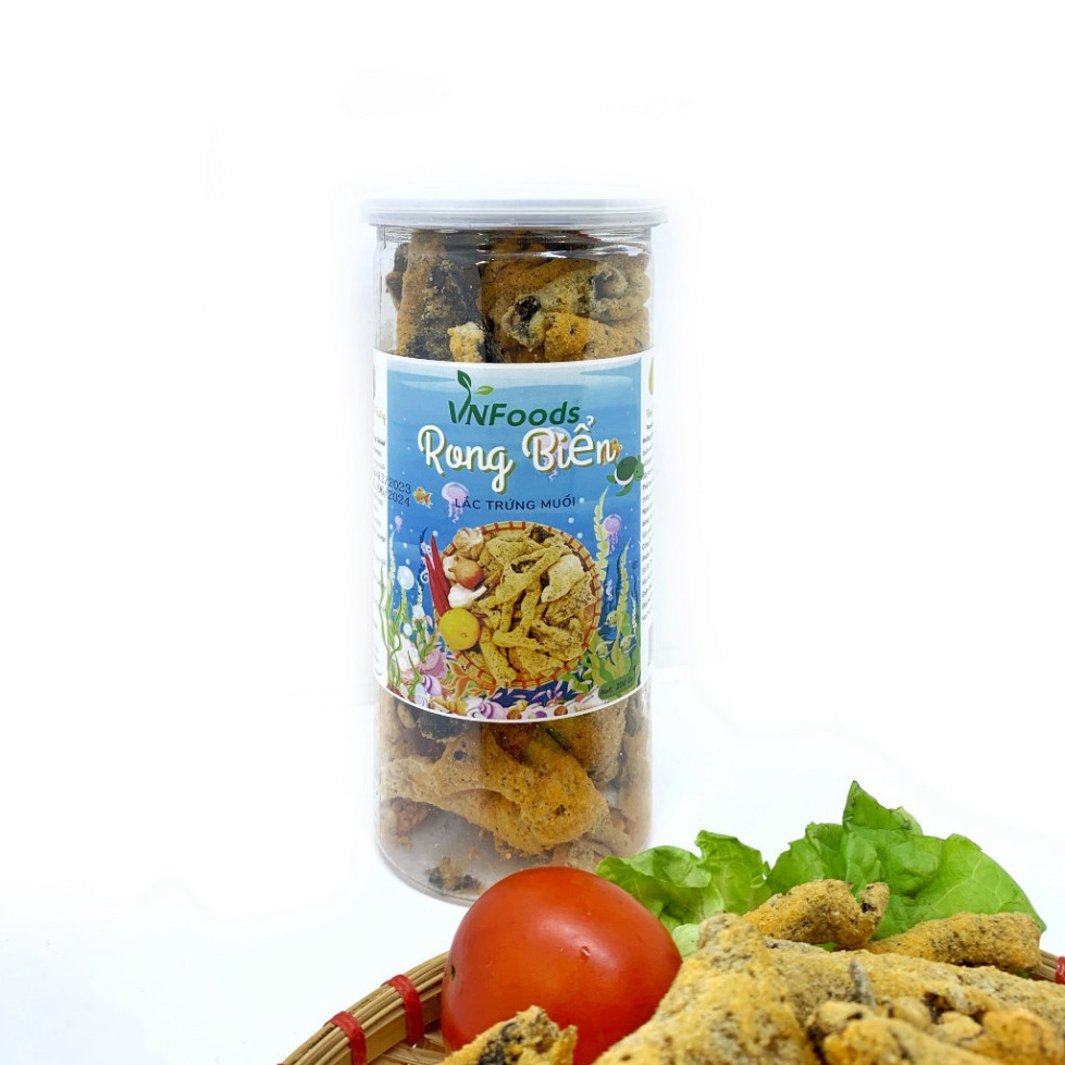 Rong Biển Sấy Giòn Lắc Trứng Muối 200Gr VNFoods