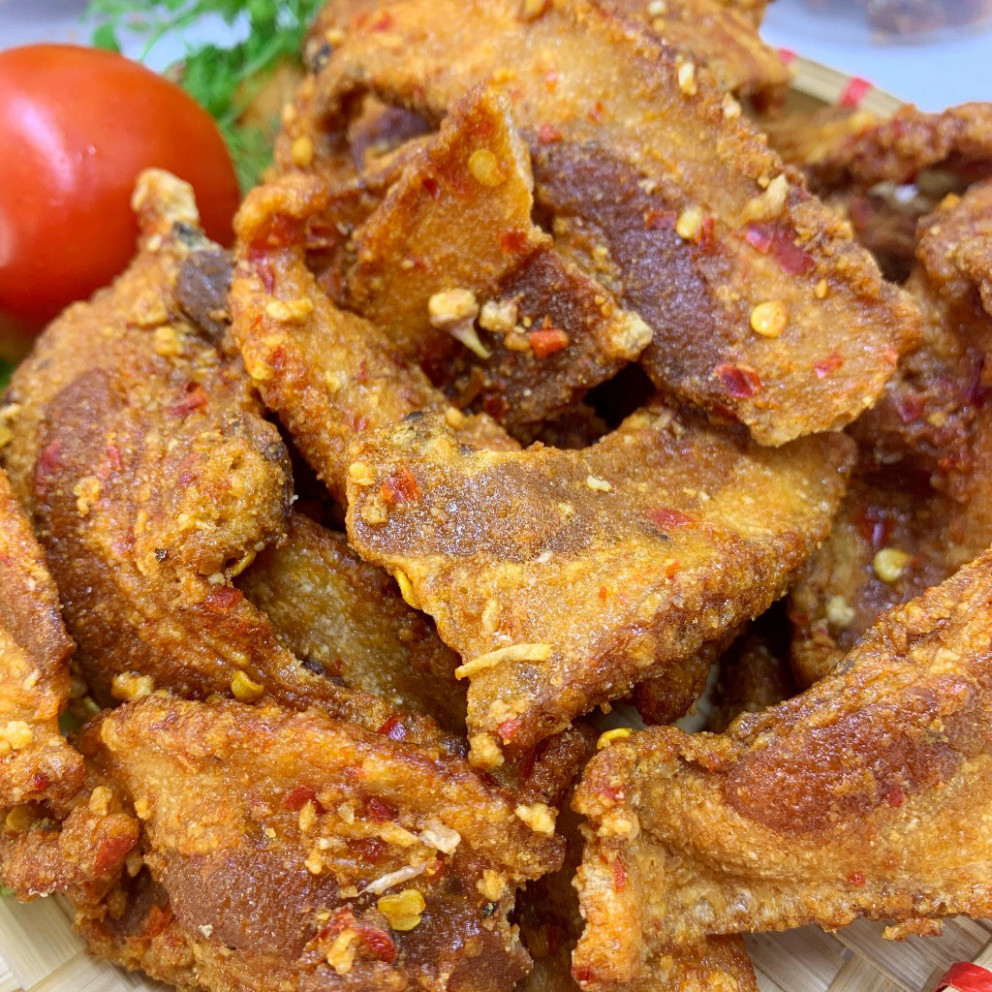 Ba Rọi Mắm Tỏi 250Gr Ba Rọi Chiên Mắm Tỏi VNFoods