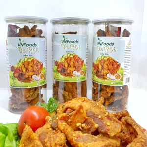 Ba Rọi Mắm Tỏi 250Gr Ba Rọi Chiên Mắm Tỏi VNFoods