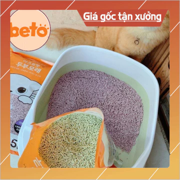 [HCM] (Hỏa Tốc 2H) Cát Vệ Sinh Đậu Nành Cho Mèo ACROPET 5L - Cát Vệ Sinh Cho Mèo Loại Tốt Không Bụi | Mướp ú petshop