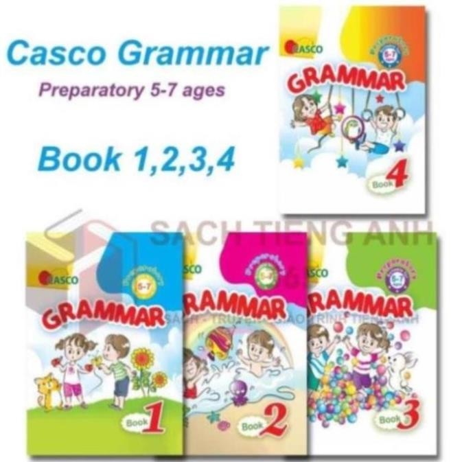 [ Ngữ pháp Sing ] Casco Grammar Preparatory for Ages 5-7 - bản đẹp khổ ...