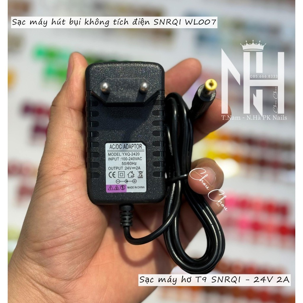 Dây sạc máy hút bụi SNRQI 007 , dây sạc T9 , sạc hút bụi SNRQI chính ...