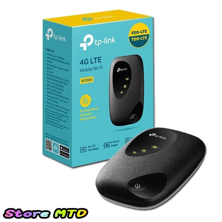 ROUTER phát Wi-Fi Di Động 4G LTE dùng sim M7000 TP-LINK, nhỏ gọn, phát ...