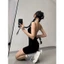 Jumpsuit Hai Dây Có Mút Sợi Mảnh BB Khoét Lưng Sâu Siêu Sexy Bodysuit Chất Thun Tăm Xịn - BBS033