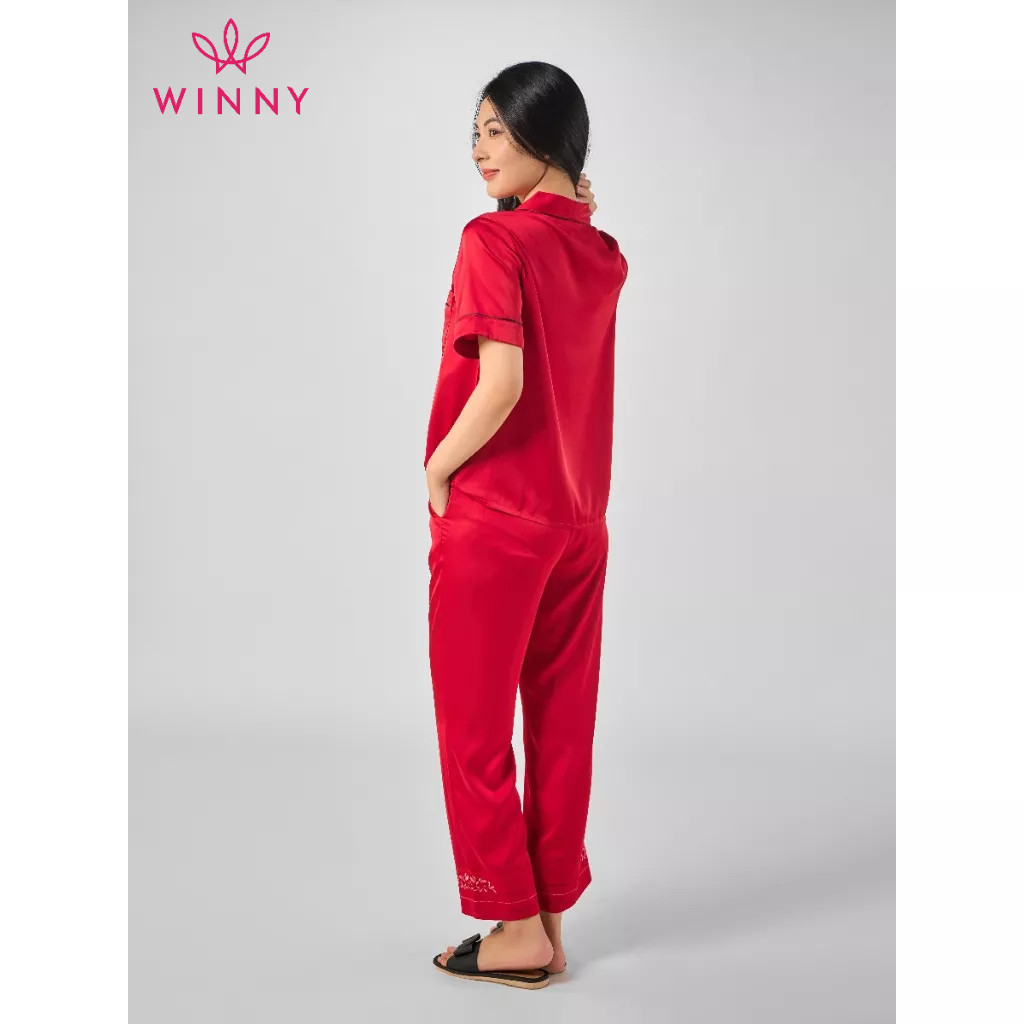 Ảnh Bộ mặc nhà cộc tay quần dài Winny 1MNSA23138D 4