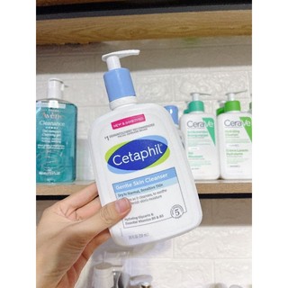 sữa rửa mặt Cetaphil giúp làm sạch mụn, an toàn cho da nhạy cảm