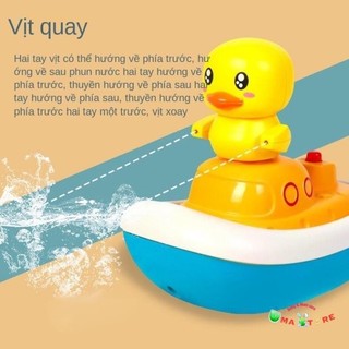 (MẪU MỚI 2023)  SET Full bộ 3 vịt/gấu phun nước kèm vòi sen, đồ chơi nhà tắm - hàng sẵn giao ngay