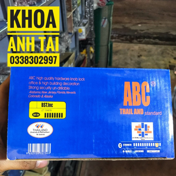Khoá tay nắm tròn ABC Thailand | Shopee Việt Nam