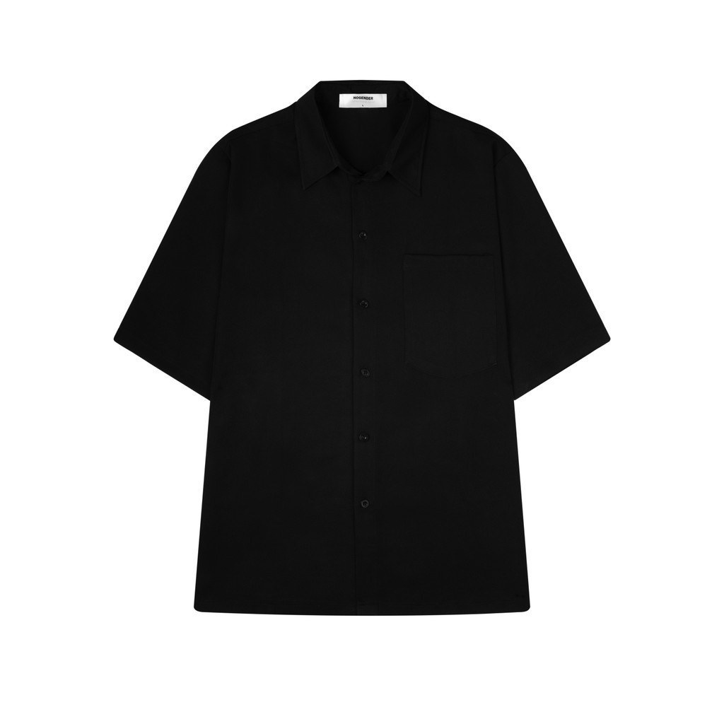 BLACK SHIRT | ÁO SƠ MI ĐEN TAY NGẮN