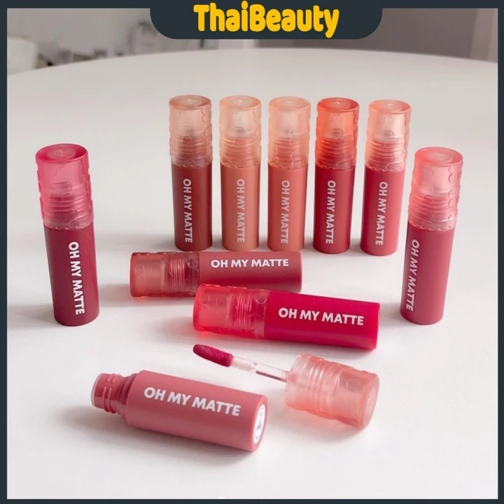 Son Oh my matte cloud mềm môi son kem lì dưỡng ẩm cho môi ( 2P original ) có 10 màu chính hãng nội địa Thái - Thaibeauty