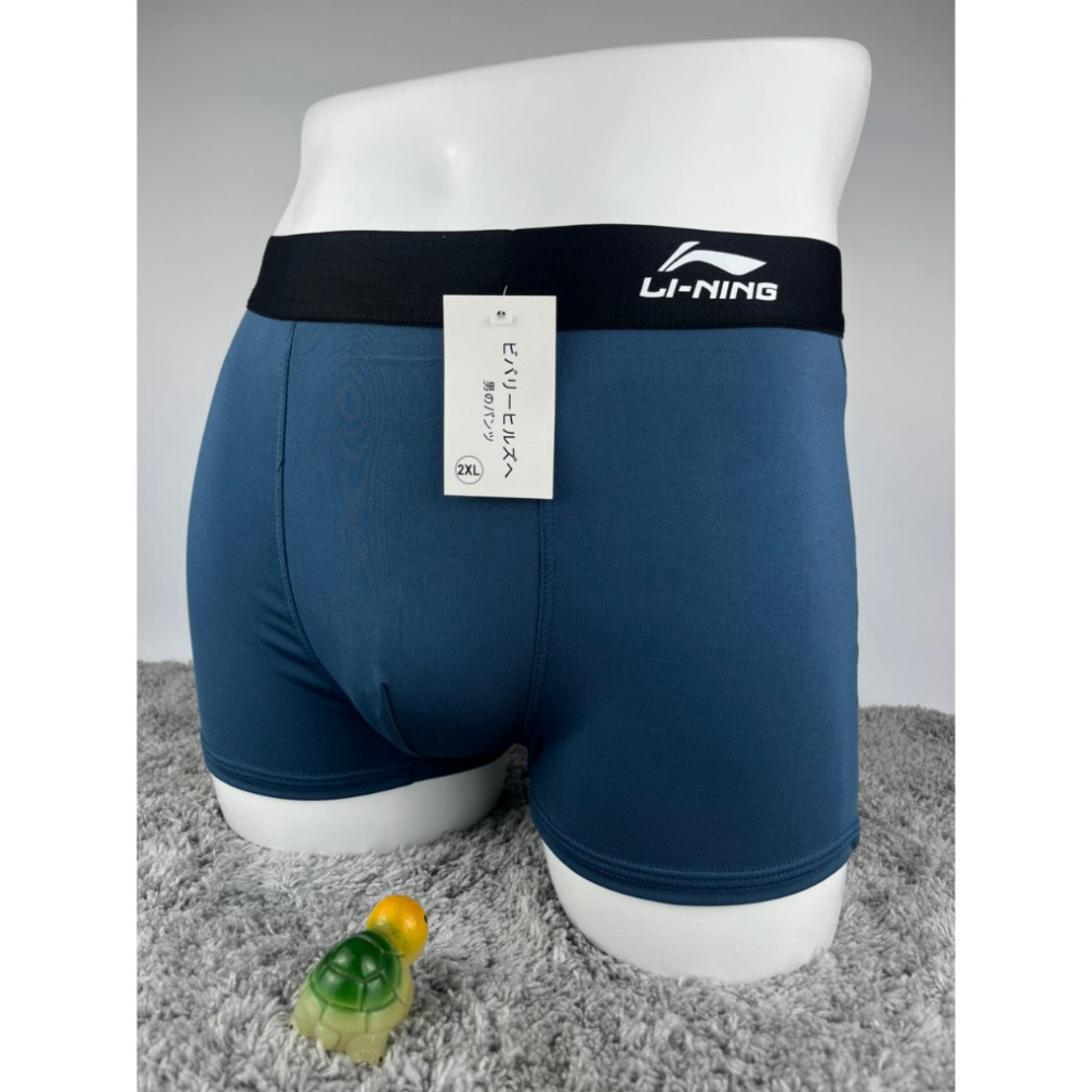 Set 5 quần lót boxer nam Li thun lạnh thoáng khí co giãn 4 chiều set 5 màu LI01