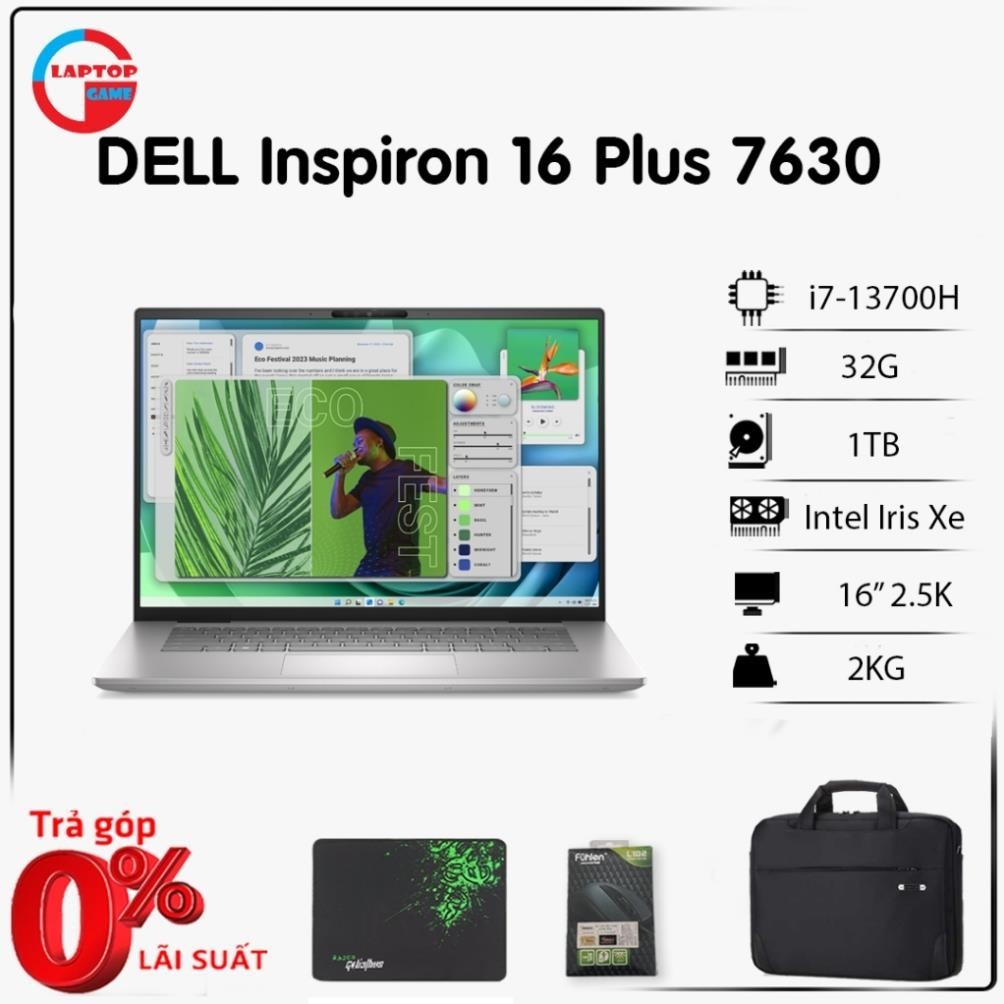 [New 100%] Laptop Dell Inspiron 16 Plus 7630 - Intel Core i7-13700H ...