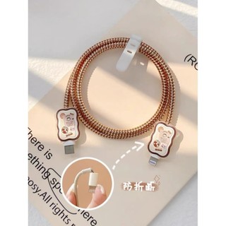 [Kẹo Cafe Dây Ngọc] Bộ phụ kiện bảo vệ củ sạc và cáp sạc cho iphone PD18/20W bằng silicon cao cấp RABBI