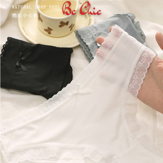 Quần Lót Nữ Su Lụa Siêu Mỏng Không lộ viền co giãn phối ren hoa thoáng mát gợi cảm Q 9119 BC_CHIC LINGERIE
