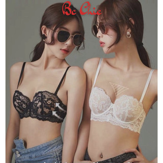 Áo Lót Nữ Ren Hoa Cup Ngang Gọng Silicon Đệm Mỏng Mềm Mại Cao Cấp A 728 BC_CHIC LINGERIE