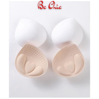 (1 đôi) Đệm mút VECYLA Đệm Mút Áo Bra Tim Dày 4cm Nâng Ngực PK306