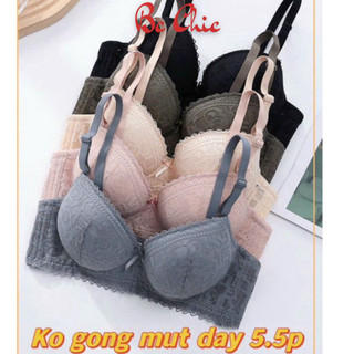 Áo lót ren không gọng đệm tym dày 5,5cm siêu nâng ngực Áo Ngực (Ren 5,5cm) BC_CHIC LINGERIE